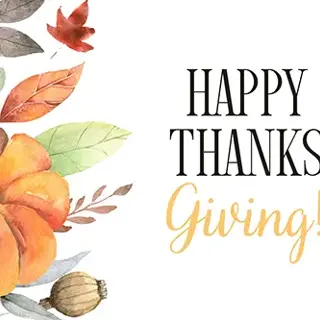 Happy Thanksgiving from Our Company to You
